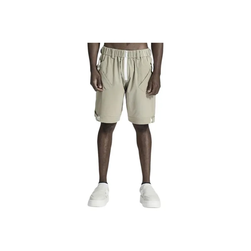 NORVINCY Urban Techwear Magnetic Buckle Cargo Shorts Unisex-15