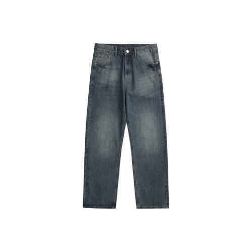 HLA Jeans Men Black Denim Gradient Dark 8K