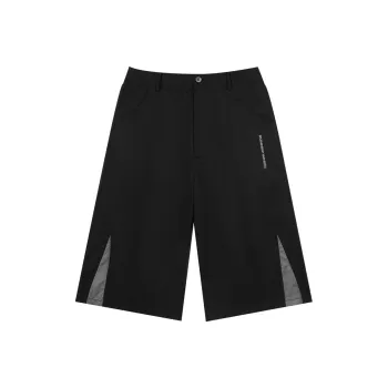 RUNNINWHEEL Loose Fit Shorts Unisex Black
