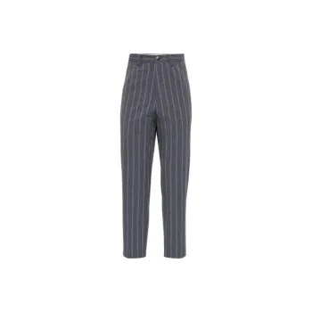 Brunello Cucinelli SS25 Casual Pants Men's Medium Gray