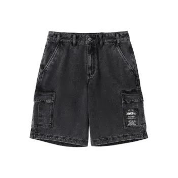 Disney X LINING Denim Shorts Men Black