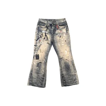 Kudamm Jeans Unisex Yellow Mud
