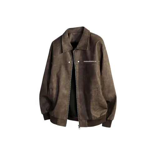 S.k. Manor Hill Leather Jackets & Coats Unisex