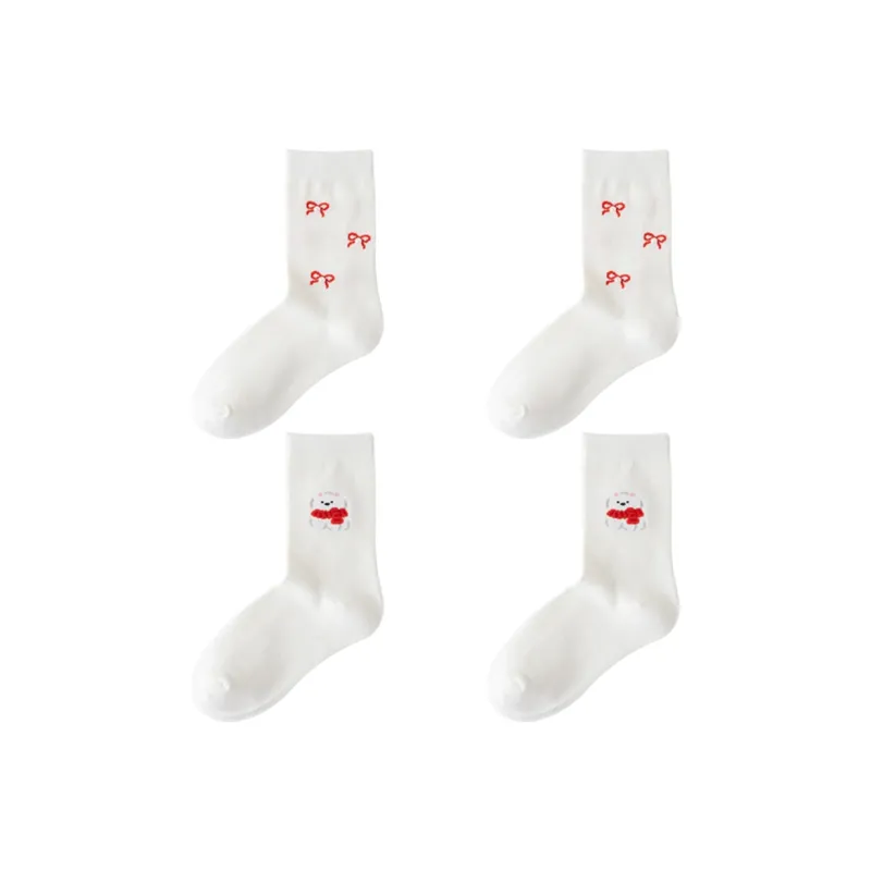 ROBINHOOD Mid Calf Socks Women's Combo Set-18