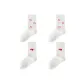 4-Piece Set (Pearl Bowknot 2+Scarf Puppy 2)