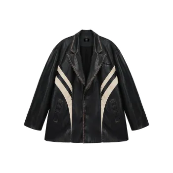 BJHG Jackets Coats Unisex Vintage Black