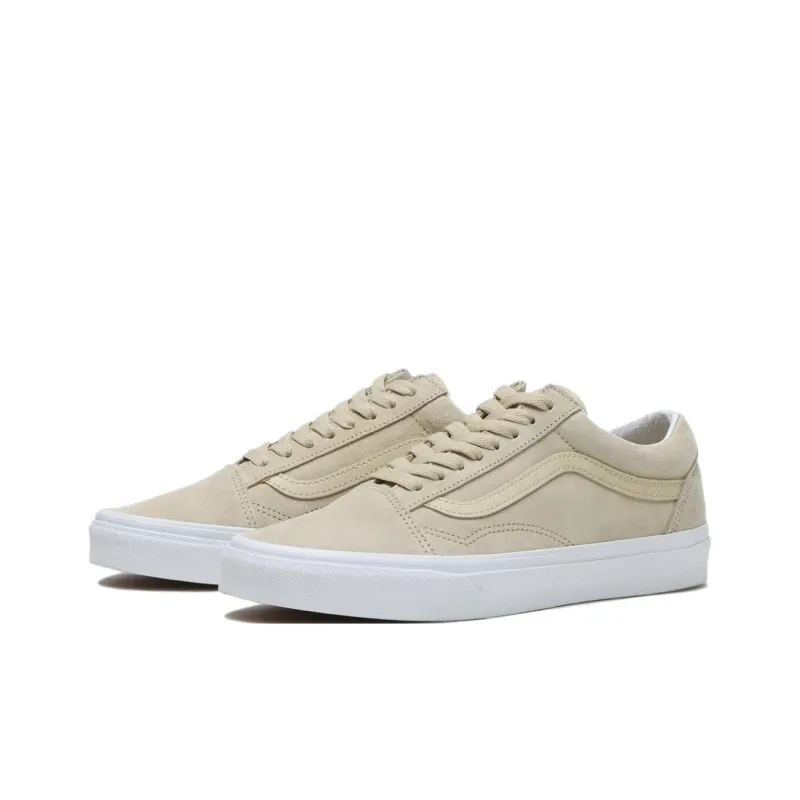 Vans Old Skool Anti Slip Wear Resistant Low Top Skateboard Shoes Men's Light Umber-1