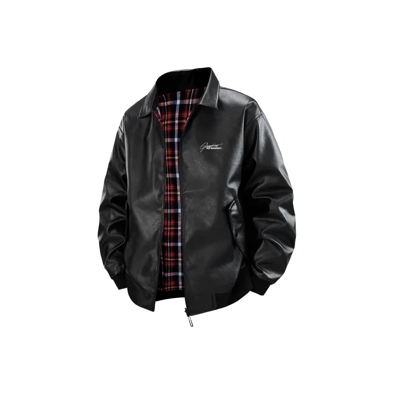 RED DRAGONFLY Leather Jacket Unisex-0