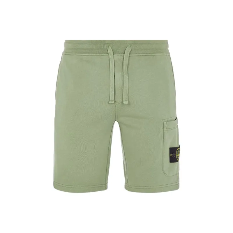 STONE ISLAND Compass Patch Drawstring Cargo Shorts-0