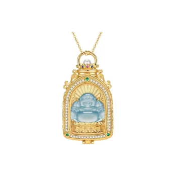 GUANFEI Ice Glutinous Jadeite Necklaces Women's