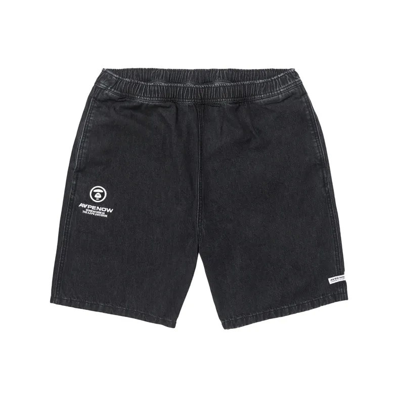 Aape Denim Shorts Men-0