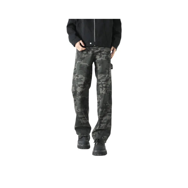 FAKE VINTAGE Jeans Unisex Camouflage-7