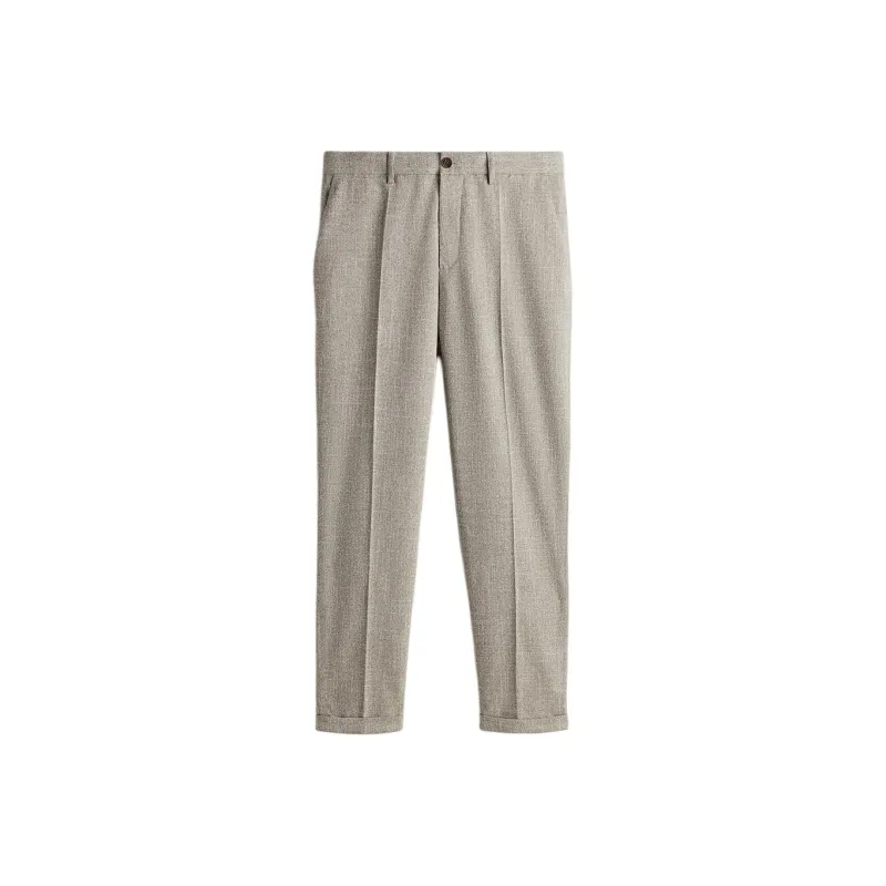 H&M Suit Trouser Men's Mixed Beige-0