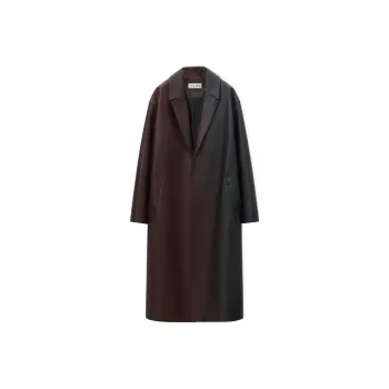 LOEWE SS25 Leather Jacket Men's Dark Purple