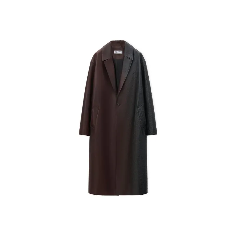 LOEWE SS25 Leather Jacket Men's Dark Purple-0