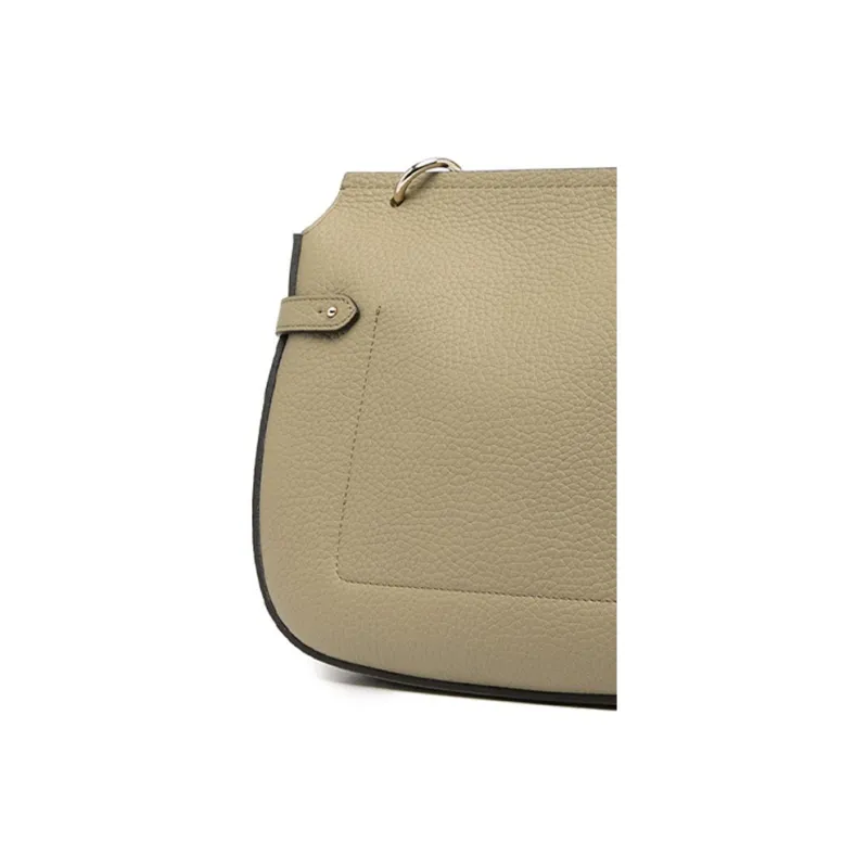 Mulberry Grained Leather Shoulder Bag Crossbody Bag Women's Olive Green-3