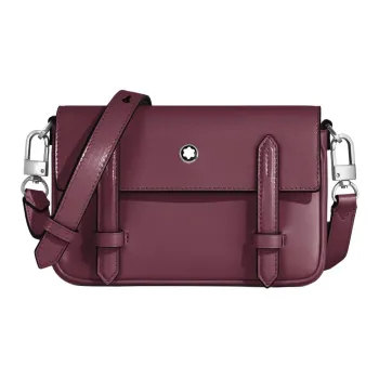 MONTBLANC Meisterstuck Cow Leather Shoulder Bag Mini Women's Bordeaux Red