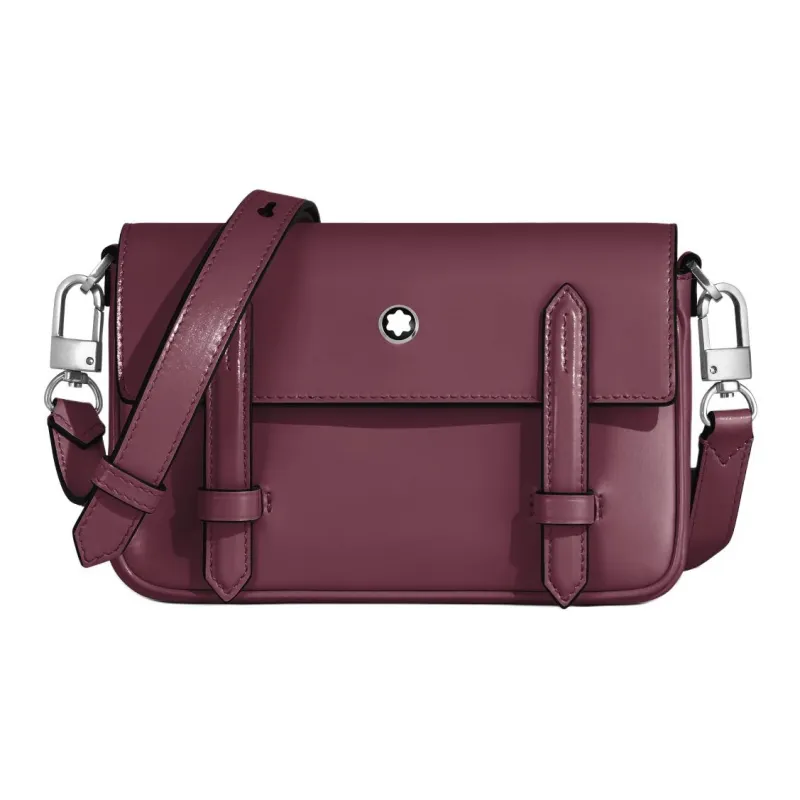 MONTBLANC Meisterstuck Cow Leather Shoulder Bag Mini Women's Bordeaux Red-0