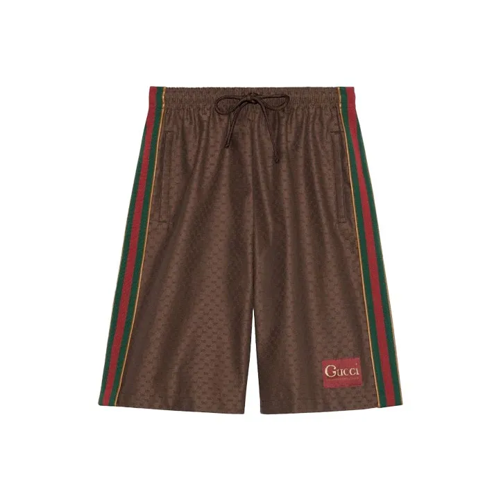 GUCCI Casual Shorts Men Brown-0