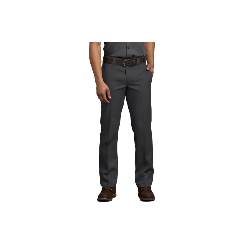Dickies Slim Fit Straight Leg Work Pants Silver Casual Pants 873 FLEX Slim Fit Men's Black-0