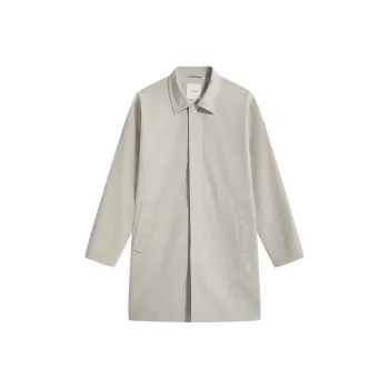 ZIOZIA Trench Coat Men's Light Khaki