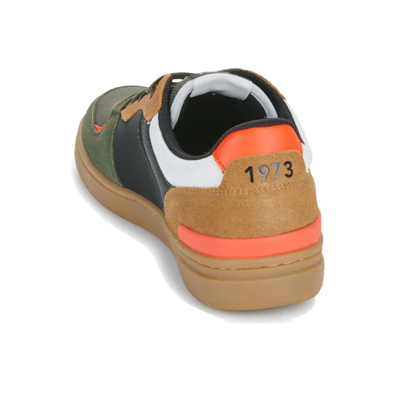 Pepe Jeans Kore Skate Low Top Skateboard Shoes Men's Green Brown-4