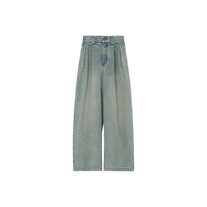 UNVESNO Jeans Unisex Vintage Blue-0