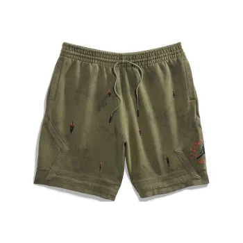 JORDAN Washed Suede Shorts