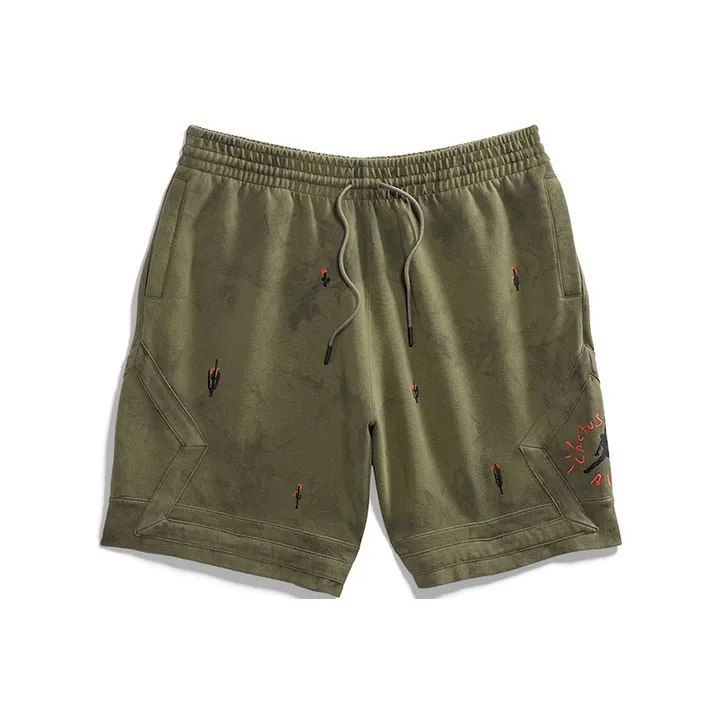 Travis Scott Jordan Washed Suede Shorts-0