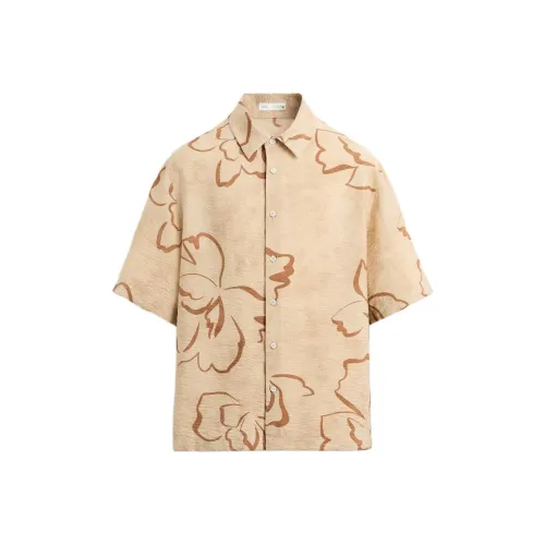 ZARA Shirts Men Tan