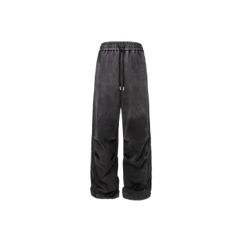 RASHOMONG Casual Pants Unisex Black