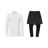 Silver White/Mineral Black