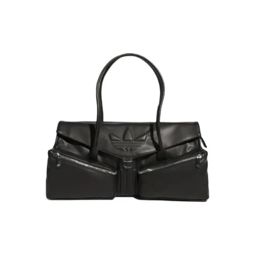 Adidas Originals Polyurethane Handbag Large Size Women's Black