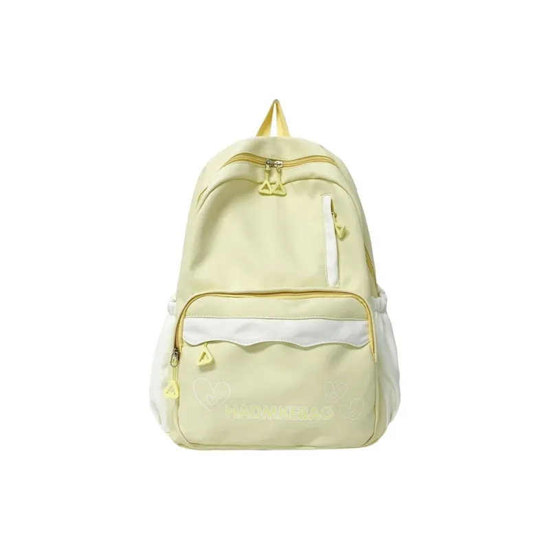 H YXIANG Composite Cloth Backpack Women's Multicolor-2