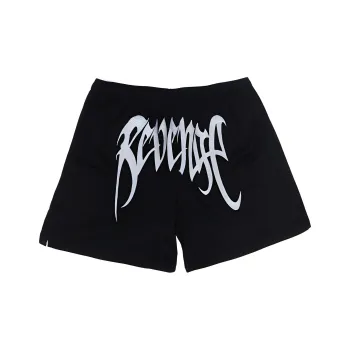 Revenge Embroidered Mesh Shorts