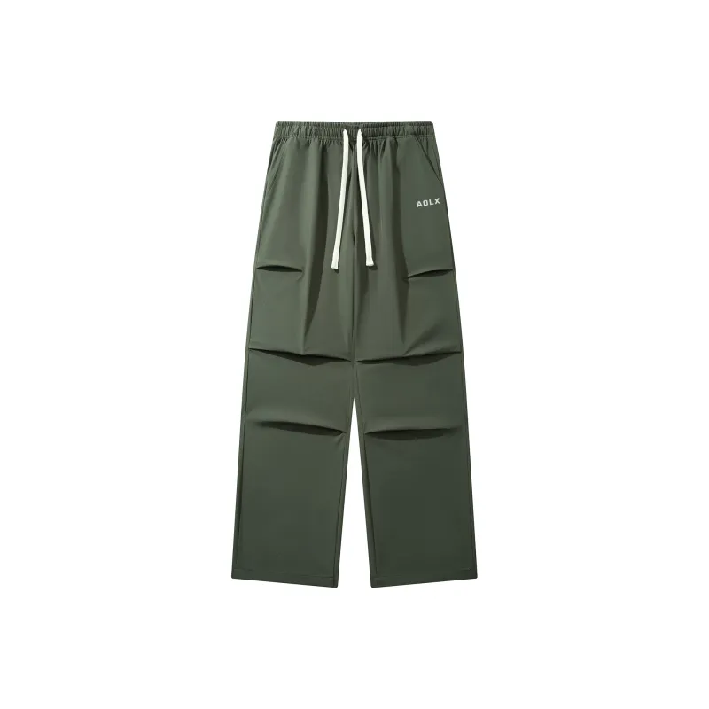 Aol Knitted Sports Pants Unisex-12