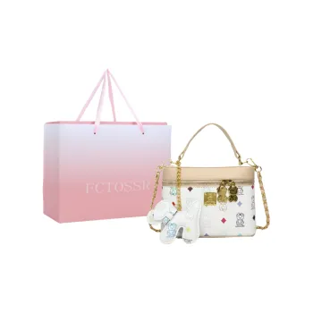 FCTOSSR PU One Shoulder Handbag Women's White/Ecru/Yellow/Pink/Brown/Black