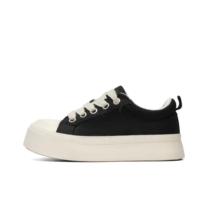OFFER AITR Slip Resistant, Breathable, Lightweight Low Top Canvas Shoes Men's Black-0