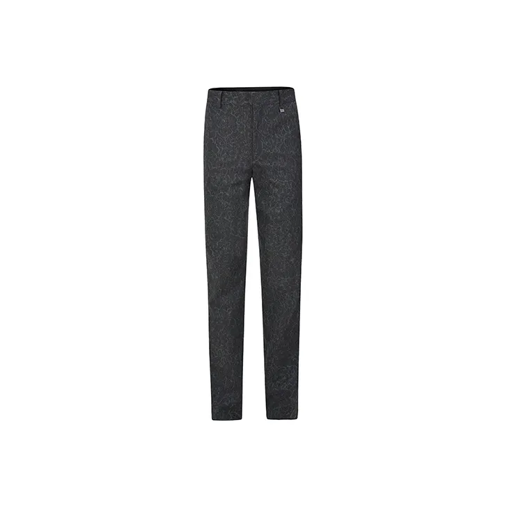 RARE Suit Trousers Men Dark Gray-0