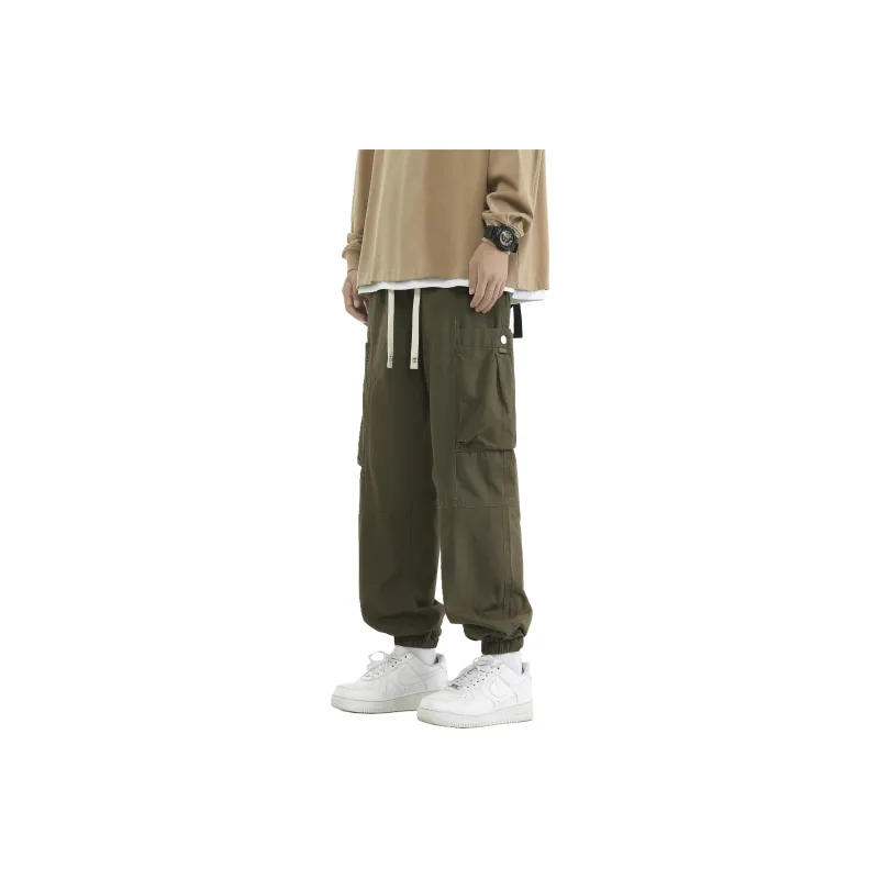 T IRA Cargo Pants Unisex Orange Red-13