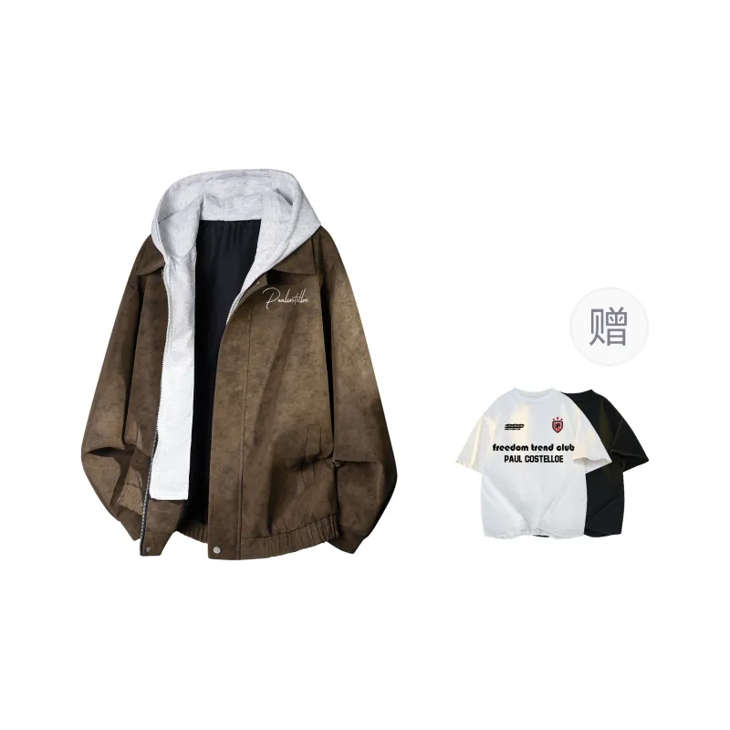 PAUL COSTELLOE Leather Jacket Unisex-12