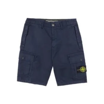 STONE ISLAND Cargo Shorts Men's Marine Blue
