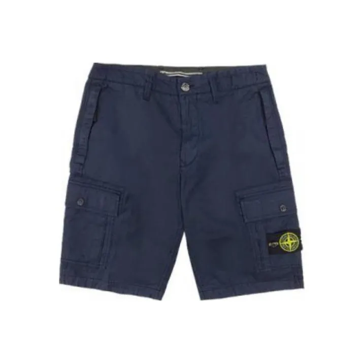 STONE ISLAND Cargo Shorts Men's Marine Blue-0