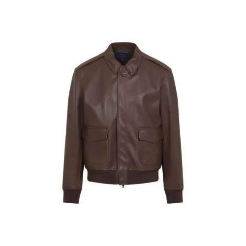 Ralph Lauren Zip up Leather Jacket