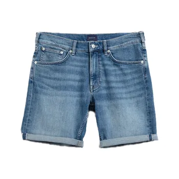 GANT Denim Shorts Men Light Blue