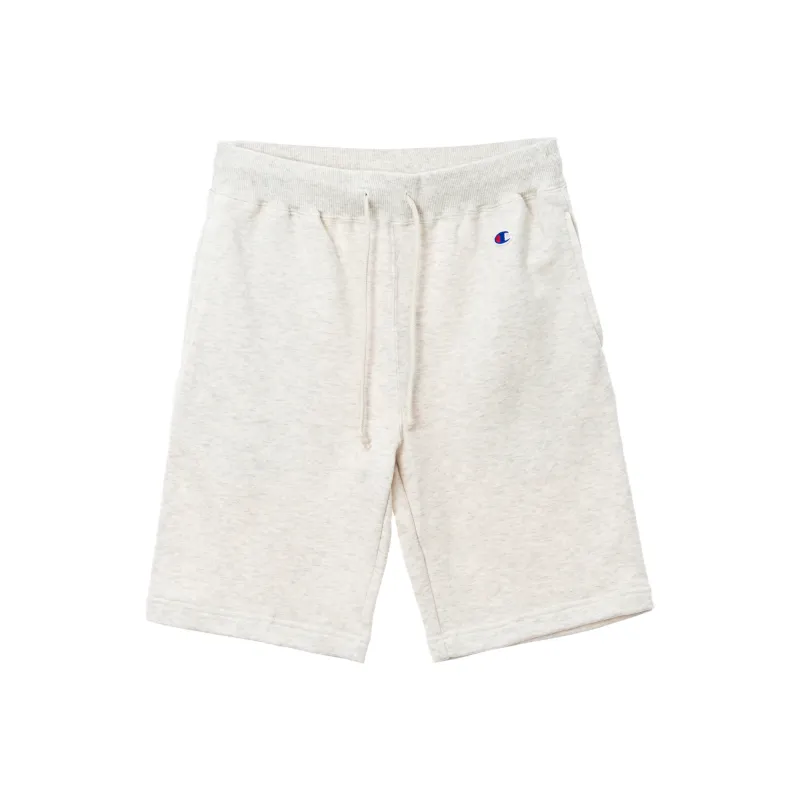 Champion Shorts Japan Version Unisex Oatmeal White-0