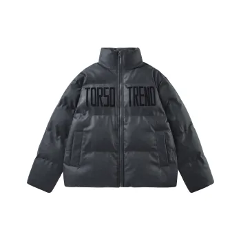 Torso Puffer Jacket Unisex Dark Gray