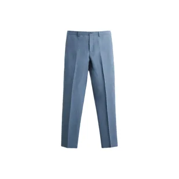 ZARA Suit Trouser Men's Blue/Asphalt Gray