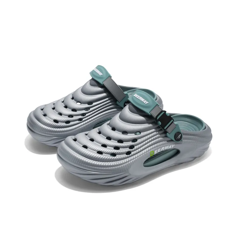 DEERWAY Clogs Men's Metallic Gray-3