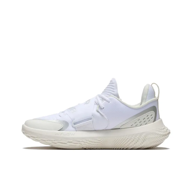 Under Armour Anti Slip Wear Resistant Low Top Running Shoes Men's White-1